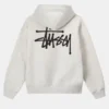 Basic Stussy Grey Hoodie