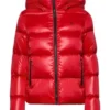 Mens Red Puffer Jacket